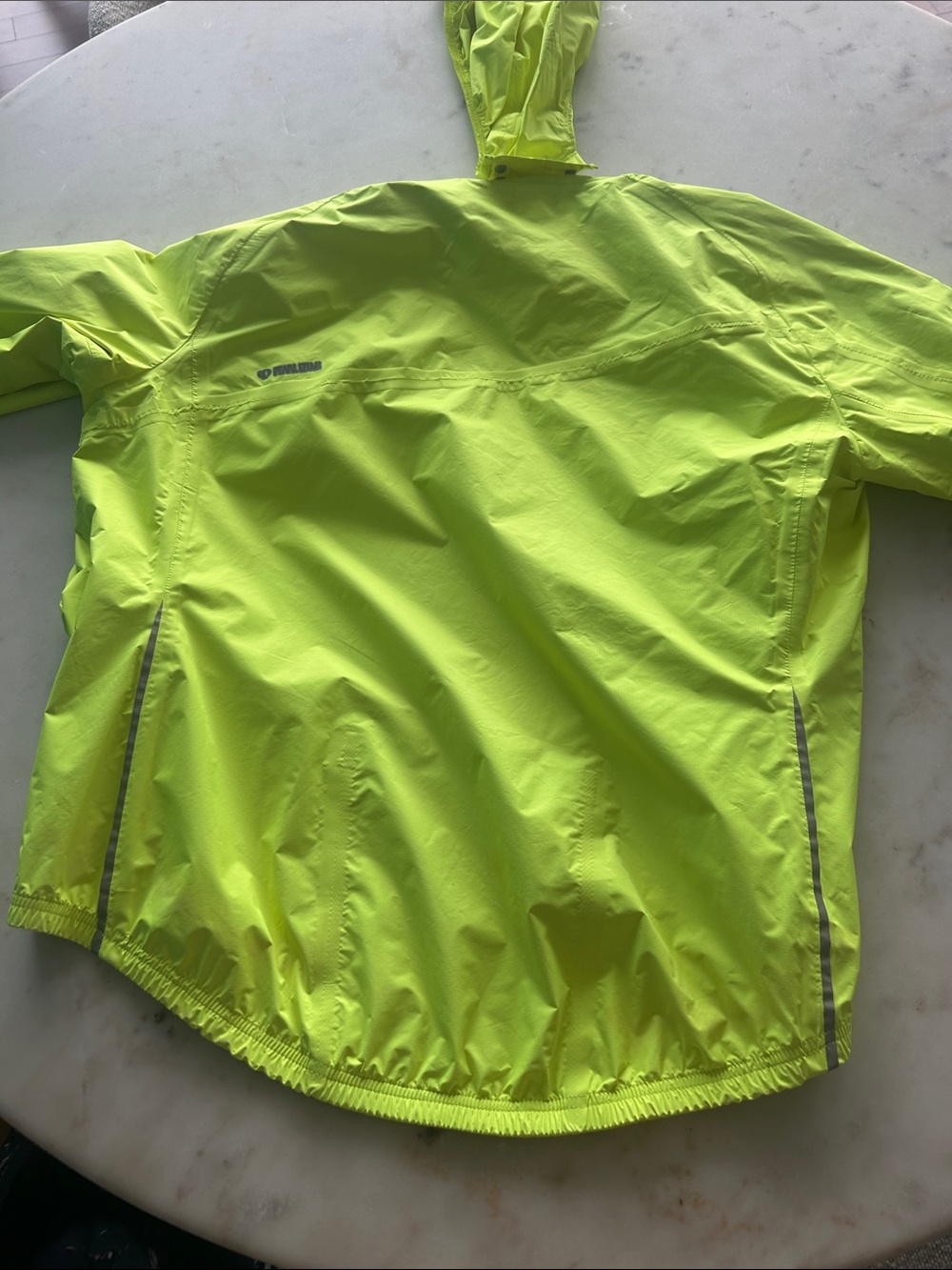 Pearl Izumi High-Visibility Lime Yellow Cycling Jacket - Picture 9 of 9